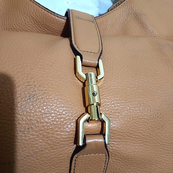 GILL BEIGE LEATHER SHOULDER BAG - Picture 5 of 10